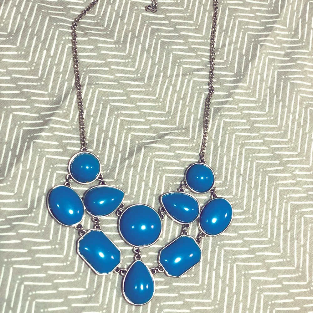 Blue Bubble necklace
